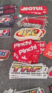 Pinch Motorcycle Sticker - Motul 4pcs