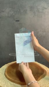 Standing Pouch Putih Doff 12x20 Cm - Plastik Kemasan Kopi-Snack-Cemilan isi 50 Pcs