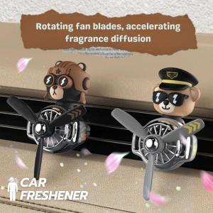 Máy làm mát không khí trên xe hơi tự động khuếch tán hương thơm xe cánh quạt khe thoát khí nước hoa hương liệu phụ kiện