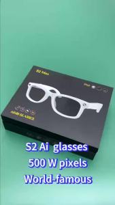 LIGE | LIGE 1080P Smart Glasses 500W HD Camera AI Recognition WiFi Bluetooth Dual Mic Noise Cancel for Cycling Sports Outdoor Men Women