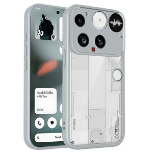 Nothing Phone 3 A024 Case Air Cushion Shockproof Clear Matte Back Cover Hard Phone Case for Nothing Phone 3 2025 Silicone Bumper