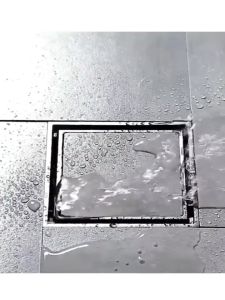 Best Seller 304 stainless steel 10*10 deodorant invisible floor drain Home Stainless Square Floor Drains Stainless Steel Shower Drainer Bathroom Waste Drain Black and Bright Anti-odor Bathroom Floor Drain Waste Gate Shower Drainer sus304 Anti-odor Drain