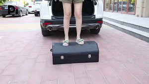 Car Trunk Organizer Box Large Capacity Auto Multiuse Tools Storage Bag Stowing Tidying Leather Folding For Emergency Storage Box