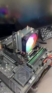 X99 RGB CPU Cooler 3PIN/4PIN PWM 2 Heat Pipes Silent Cooling Fan for Intel LGA 2011 1700 1150 1151 1366 1155 1156 X79 1200 1851