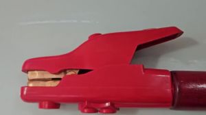 Kẹp hàn cán gỗ Ls+ 600A màu đỏ