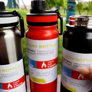 Thermos Cup Vacuum Double-layer Vacuum Insulated Cup 304 Stainless Steel Thermos Cup Outdoor Sports Kettle