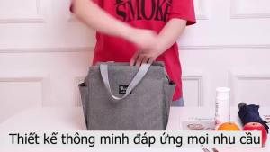[HCM] Túi Đựng Hộp Cơm Giữ Nhiệt Cao Cấp Lunch Bag Chống Thấm Nước-CA666