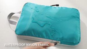 TINYAT Packing Cubes for Travel 3Pcs Travel Cubes Set Foldable Suitcase Organizer Lightweight Luggage Storage Bag