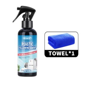 120ml Plastic Yellowing Remover - Removes Oxidation Restores Dull Surfaces Like New - Suitable for Air Conditioner Panels Toil