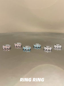 Titanium Alloy Ear Studs Hoops Earring Piercing Jewelry Sweet Style Geometric Pattern for Women Fresh out New Fashion Trend