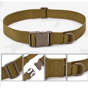 Outdoor Combat Belts Tactical Fast Release Fashion Black Khaki Grey Men Canvas Belt Hunting Cycling