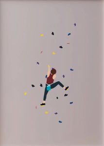Potdemiel | Sports Enthusiasts Illustration Series Theme Canvas Printing Fashion Popular Colors Mural Studio Home Decoration Painting Gifts