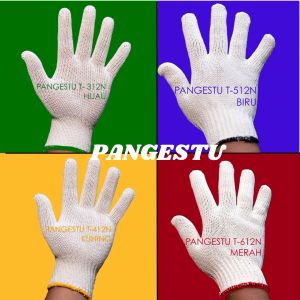 Sarung Tangan Rajut Benang 6 Pangestu T-612 N (1 Lusin)