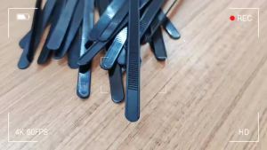25-100pcs Self-locking Plastic Nylon Tie White/black Zip Wraps Strap Nylon Cable Tie Set Fastening Rings Loop Wire Wrap