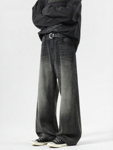 Wood soon | Vintage Fashion Spring Autumn Loose Straight Leg Jeans