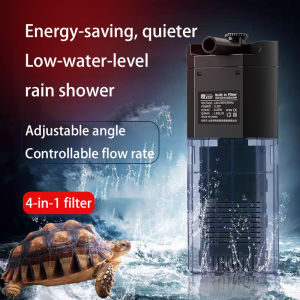 Silent Aquarium Fish Tank Filters 4 in1 Water Purification Circulation Pump Small Built-in Submersible Pump 220v