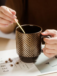 Nordic Minimalist Large Capacity Ceramic Coffee Milk Breakfast Water Tea Cup Office Mug Taisun Brand Adult Use Drinkware