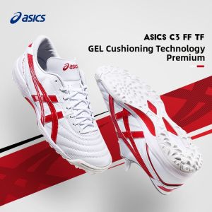 ASICS | Full Kangaroo Leather Mens Soccer Shoes with Premium Cushioning TF