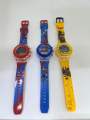 ATW kids digital watch spider man hello kitty with music with lights. 