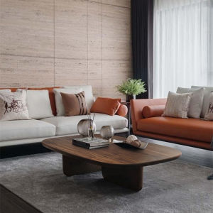 GOOFANSER | Wabi-Sabi Style Minimalist Japanese Square Coffee Table