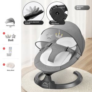Baby Caring Fantstic Product Rocking Chair Baby Electric Rocking Chair Comfort Chair Newborn Baby Cradle Bed Children Harness Baby Recliner