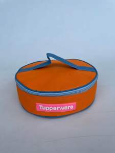 CWL cap karet zipper bunga es // Tas bekal bentuk bulat