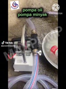 MAXPUMP Oil Pump Pompa DC12V Pompa Minyak Hisap Minyak Bensin POMPA Oli Pompa Minyak 120Wat Stainles