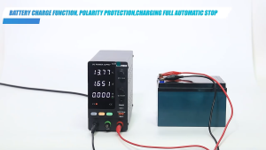 NICE POWER 12V 24V Adjustable Smart Battery Charging DC Power Supply 36V 48V 60V 72V Switching Regulated Power Supply with Encoder Knob&Output Switch DC Regulated Supply 30V 10A Bench Power Supply with USB & Type-C Quick-Charge Interface