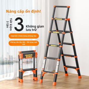 Foldable Extendable Multifunctional Indoor Ladder