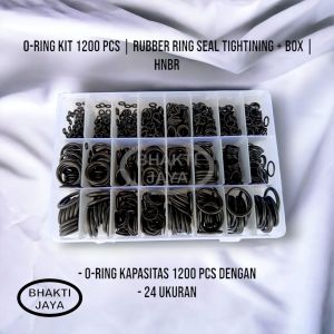 O-Ring Kit 1200 Pcs | Rubber Ring Seal Tightining + Box | HNBR