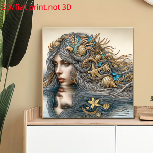 other | 2D/Flat1 Diamond Painting Frameless Painting Character Pattern Canvas Material Corridor Wall Decoration Gift