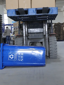 100L/120L/240L Wheeled trash cans outdoor large trash cans with covers