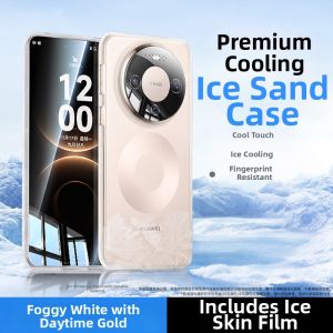 Lisen | Cooling Sand Protective Case For Huawei Mate Phones Slim Scratch-resistant Transparent Couples