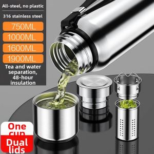 Stainless Steel Insulated Bottle Tea Infuser Travel Mug