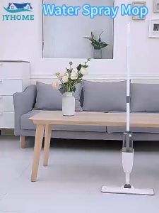 JYHOME Spray Mop 360 ° Rotary Head Mop Dry Wet Dual-Use Microfiber Mop Cloth Household Dust-Proof Cleaner