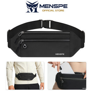 MENSPE Fashion Sports Bag Outdoor Waist Pack Bag Ultrathin Pouches Adjustable Running Pouch Waterproof Crossbody Bag Money Phone Waist Fanny Pack Jogging Belt Fanny Pack for Workouts Sports Outdoor