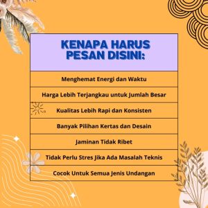 CETAK 50 UNDANGAN TAHLIL/DOA BERSAMA 100 HARI