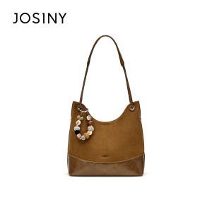Josiny | Retro Matte Brown Tote Bag