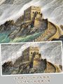 Chinese Style 1000 Piece Puzzle Mountain Water Landscape Painting Wealth Attracting Lucky Great Wall of China Decoration Gift. 