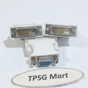 Đầu DVI ra VGA: Chuẩn DVI-I (24 - 5 Kim đực) / DVI-D (24 - 1 Kim đực) ra VGA (Cái)