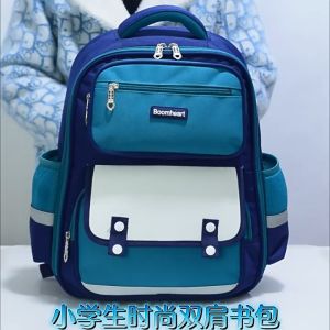 Balo học sinh tiểu học siêu nhẹ chống gù cho bé trai gái có phản quang SHOP HUYỀN BIN mẫu mới 2023 BALO-61