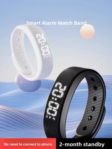 Powerful Wake up Alarm Clock Vibrating Smart Electronic Watch for Students Children Men Women New 2026 Model Resin Shell Battery Powered