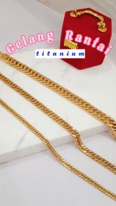 GT 358 - Gelang Titanium/Stainless Steel Gelang Premium Simpel Perhiasan Dewasa Anti Karat