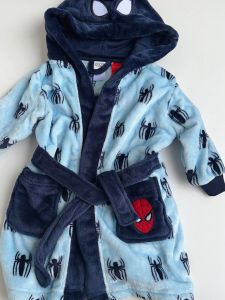 Bộ Đồ Ngủ Bằng Vải Nhung Coral Dày Dặn Mùa Đông Cho Bé Trai Spiderman Dog Paw Soft Robe Ấm Áp Thoải Mái Mặc Nhà