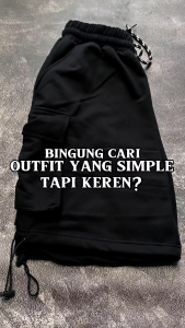 Blessing Celana Pendek Fleece Bahan Lembut Adem Santai Bisa Cod Cargo Santai Terbaru Terlaris Sablon Forever 2025 Size M L XL XXL