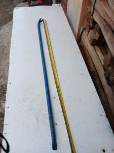 linggis besi ulir panjang 85cm diameter 16mm