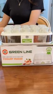 Máy Làm Sữa Chua GREEN LINE Tặng Kèm Cốc Máy Ủ Sữa Nguyên Vị Cực Dễ Làm