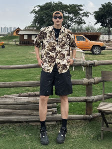 Quần Short Công Sở Nam Mùa Hè Rộng Rãi Thẳng Cao Cấp Khóa Cài Màu Đen Quần Thường Ngày Năm Điểm Quần Áo Trẻ Trung Quần Áo Công Sở