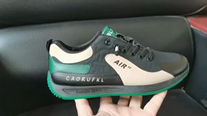 COD Sepatu Pria Sneakers Terbaru Sol Rubber Karet Tren Kekinian Sepatu Cowok Dewasa Leather Casual Bahan Berkualitas Tidak Bikin Kaki Lecet Sepatu Pria Casual Simple Dan Nyaman Cocok Dipake Untuk Kerja Kuliah Olahraga Liburan Dan Aktivitas Lainnya