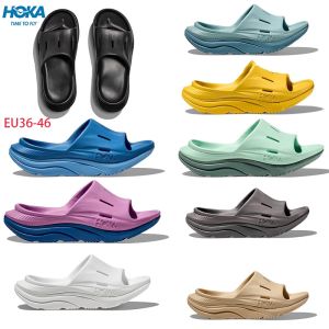 【9 Colors】HOKA ONEONE ORDA RECOVERY SLIDE 3 New Mens and Womens EVA Rubber Waterproof Slippers Fashion Sports Slippers